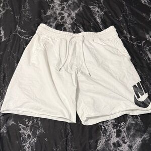 Nike Men's White Athletic Shorts
